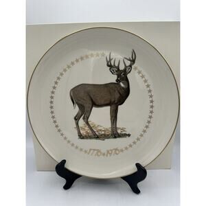 Ghent Collection 1976 Wildlife Plate American White Tailed Deer Bicentennial Box